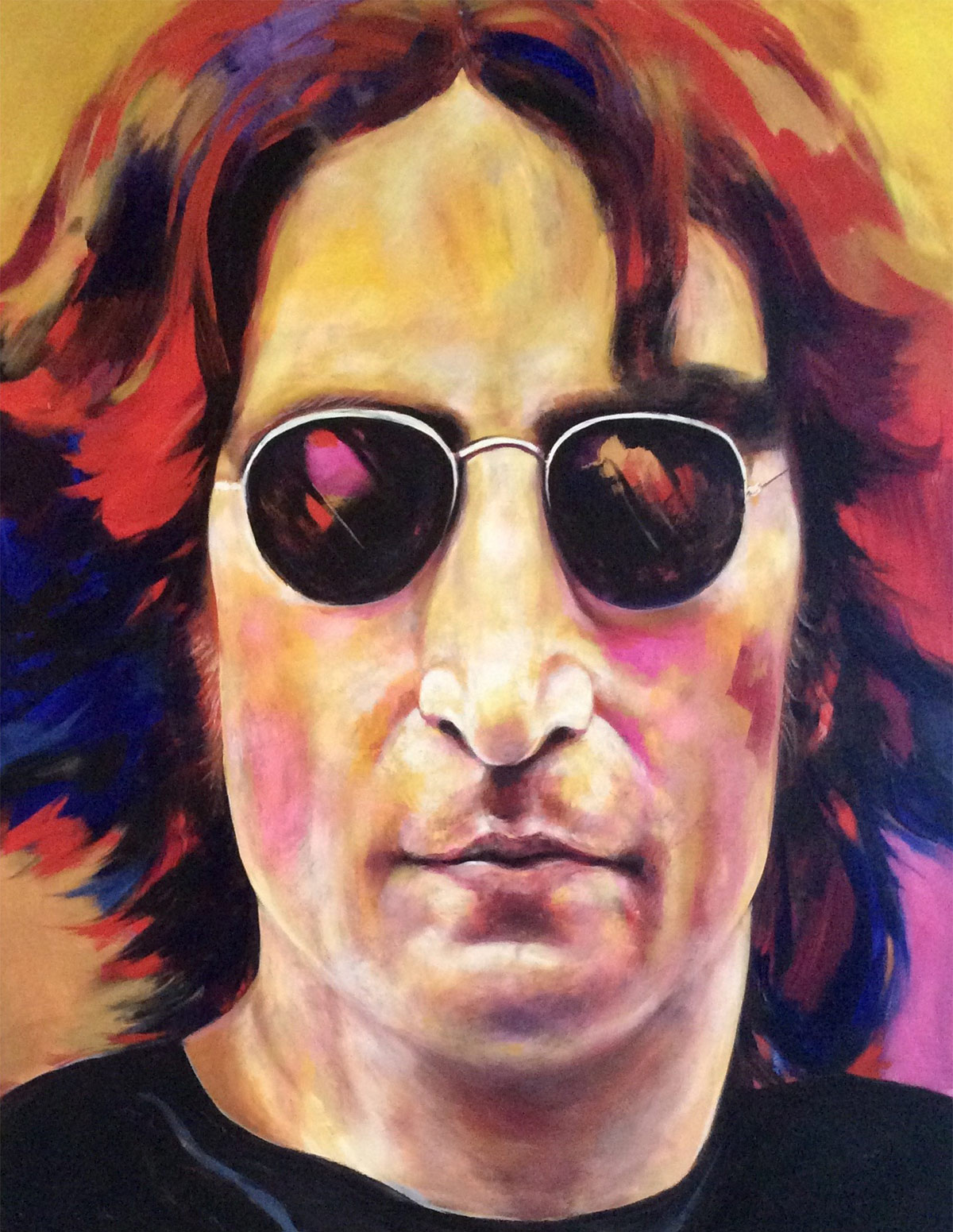 Painting of John Lennon